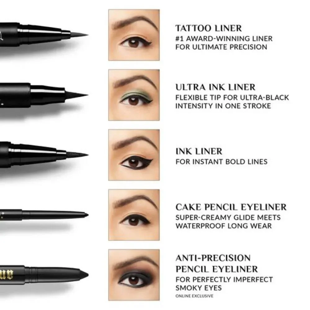 KVD Vegan Waterproof Tattoo liquid Eyeliner in Trooper Black